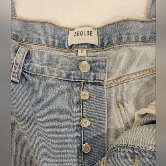 Agolde Light Blue High Rise Women Jeans